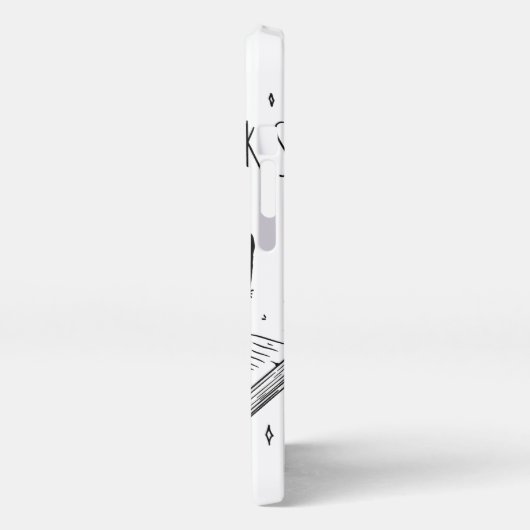 Leicht abgelenkt von Katzen und Büchern - Funny Ca iPhone Hülle (Linke Seite)