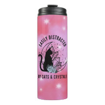 Leicht abgelenkt von Katzen und Kristallen Boho