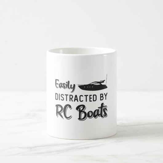 Leicht abgelenkt von RC Boats Model Radio RC Boat Kaffeetasse (Mittel)