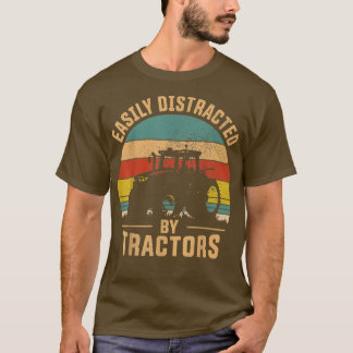 Leicht abgelenkt von Traktoren Bauer Traktor Funny T-Shirt