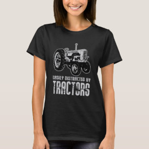 Leicht abgelenkt von Traktoren Bio Bauer Farmi T-Shirt