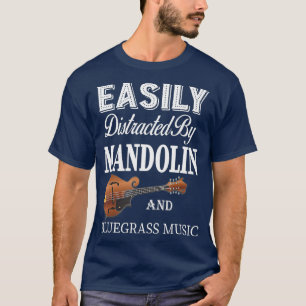 Leicht abgelenktes Mandolin Orange Bluegrass-Gesch T-Shirt