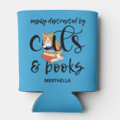 LEICHT ABGESCHLOSSEN VON KATZEN UND BÜCHERN Niedli Dosenkühler (Rückseite)