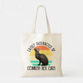 Leicht Ablenkbar Durch Cornish Rex Katzen Tragetasche (Rückseite)