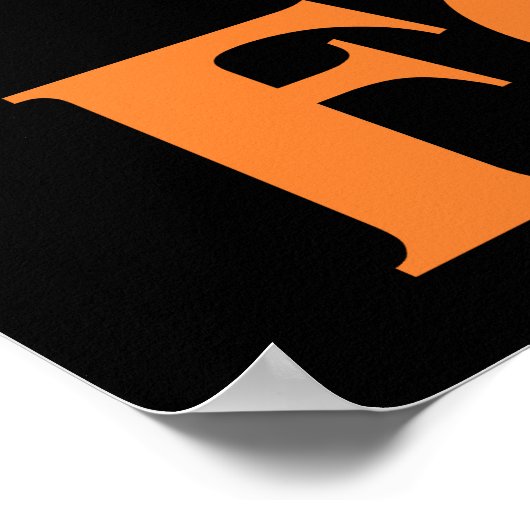 leicht ablenkbar durch Füchse Poster (Ecke)