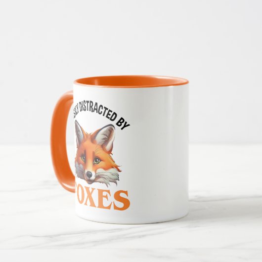 leicht ablenkbar durch Füchse Tasse (Vorderseite Links)