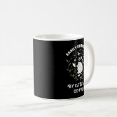 leicht ablenkbar durch Kaffee und Katzen Kaffeetasse (VorderseiteRechts)
