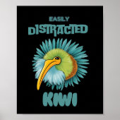 Leicht ablenkbar durch Kiwi Poster (Vorne)