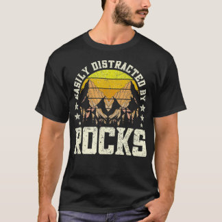 Leicht ablenkbar durch Rocks Geologie, die Liebe s T-Shirt