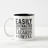 Leicht ablenkbar durch Überwachung von Lizards und Zweifarbige Tasse (Links)