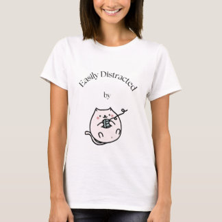Leicht ablenkbarer Cat-T - Shirt