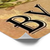 Leicht abseits von Garten und Wein Poster (Ecke)