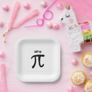 Leicht als pi lustige pi day pappteller