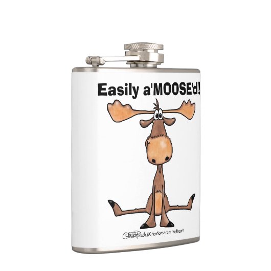 Leicht A'Moose"d Flachmann (Rechts)