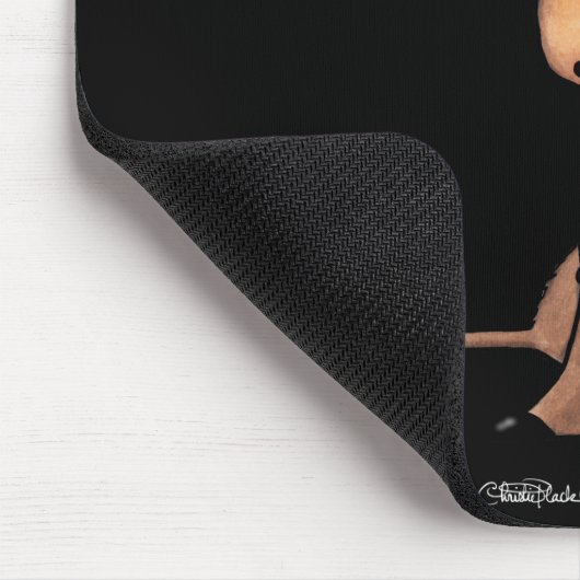 Leicht A'Moose"d Mousepad (Ecke)