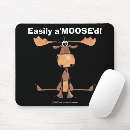Leicht A'Moose"d Mousepad (Mit Mouse)
