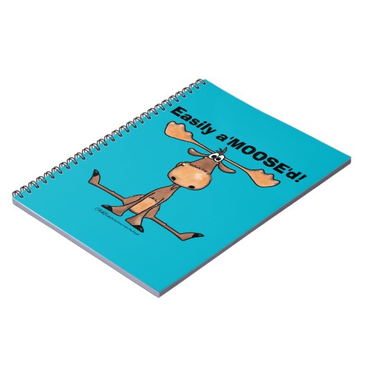 Leicht A'Moose"d Notizblock (Linke Seite)