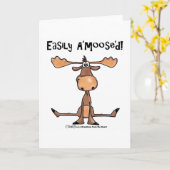 Leicht A'moose'd Karte (Gelbe Blume)