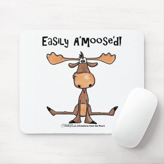 Leicht A'moose'd Mousepad (Mit Mouse)