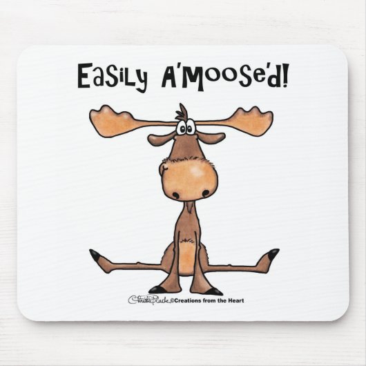 Leicht A'moose'd Mousepad (Vorne)