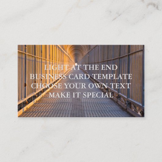 LEICHT AN DER VORLAGE DER ENDGESCHÄFTSKARTE VISITENKARTE (Vorderseite)