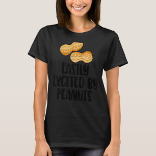 Leicht aufgeregt von Erdnüssen leckere Gender-Offe T-Shirt