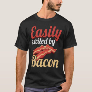 Leicht begeistert von Bacon-Enthusiasten Schweineg T-Shirt
