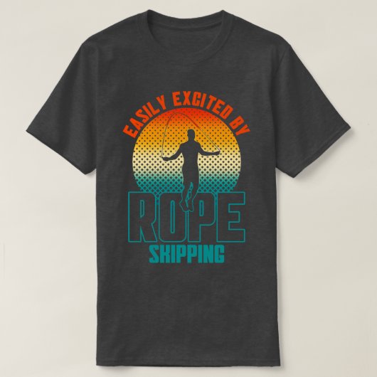Leicht begeistert von dem "Rope Skipping Jump Rope T-Shirt (Design vorne)