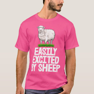 Leicht begeistert von Weißen Schafen T-Shirt