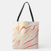 Leicht, beige, rote, rosa Kurve Tasche (Vorderseite)