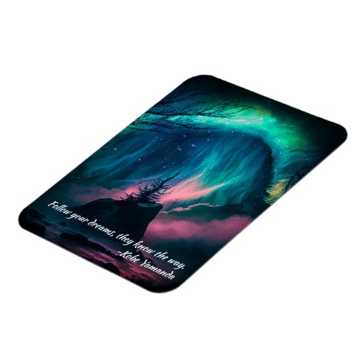 Leicht belebte Farben - Custom Magnet (Linke Seite)