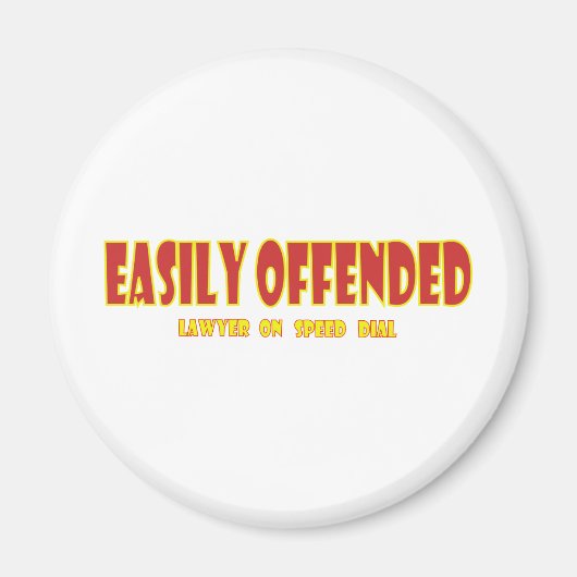 leicht beleidigt magnet (Vorne)