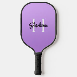 Leicht bis mittelschwerer Lavendel Ombre Mit Monog Pickleball Schläger