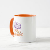 Leicht boshaft, voll koffeiniert tasse (Vorderseite Links)