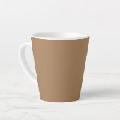 Leicht braun, Kaffee Latte Tasse (Linke Ecke)
