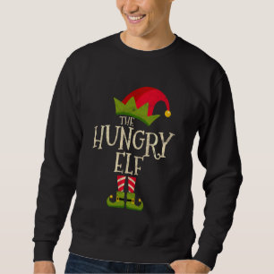Leicht der Hunger Elf Xmas Kostüme Familie Gruppe Sweatshirt