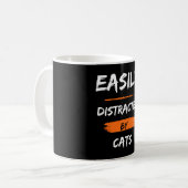 leicht durch Katzen ablenkbar Kaffeetasse (Vorderseite Links)