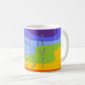 LEICHT EINNEHMEN + Ihren Hintergrund Kaffeetasse (VorderseiteRechts)