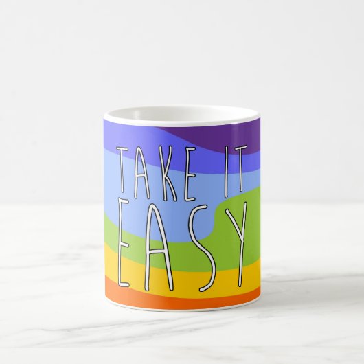 LEICHT EINNEHMEN + Ihren Hintergrund Kaffeetasse (Mittel)