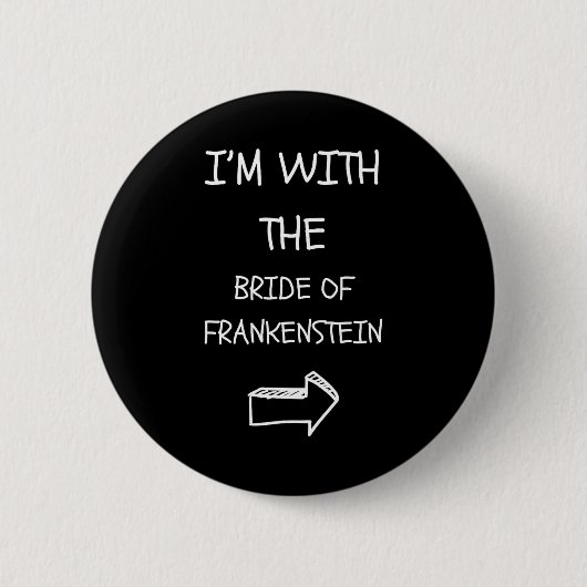 Leicht erwachsenes Halloween-Kostüm bin ich mit ei Button (Vorderseite)