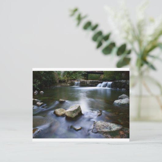 Leicht fließt der Stream. Postkarte (Stehend Vorderseite)