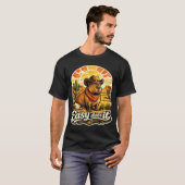 Leicht Geht's Cowboy Capybara Wüste T-Shirt (Vorne ganz)