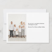 Leicht genug Handschriftenferien Einladung (Rückseite)