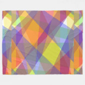 Leicht geometrisch - Fleece-Decke Fleecedecke (Vorderseite (Horizontal))