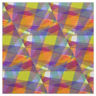 Leicht geometrisch - Polyester-Poplin-Stoff Stoff