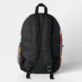 Leicht geometrisch - Rucksack (Rückseite)