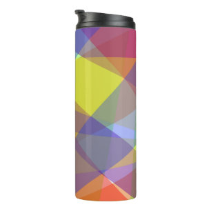 Leicht geometrisch - Thermobecher Thermosbecher