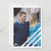 Leicht geschliffenes Foto Save the Date | weiß (Vorderseite)