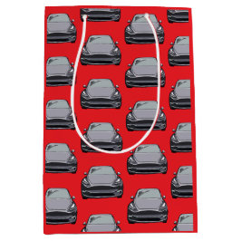 Leicht grau Elektrofahrzeug SUV Auto rot Mittlere Geschenktüte