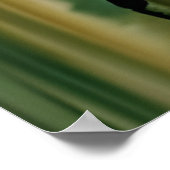 Leicht gruselige, aber schöne Frau mit Tränen Poster (Ecke)